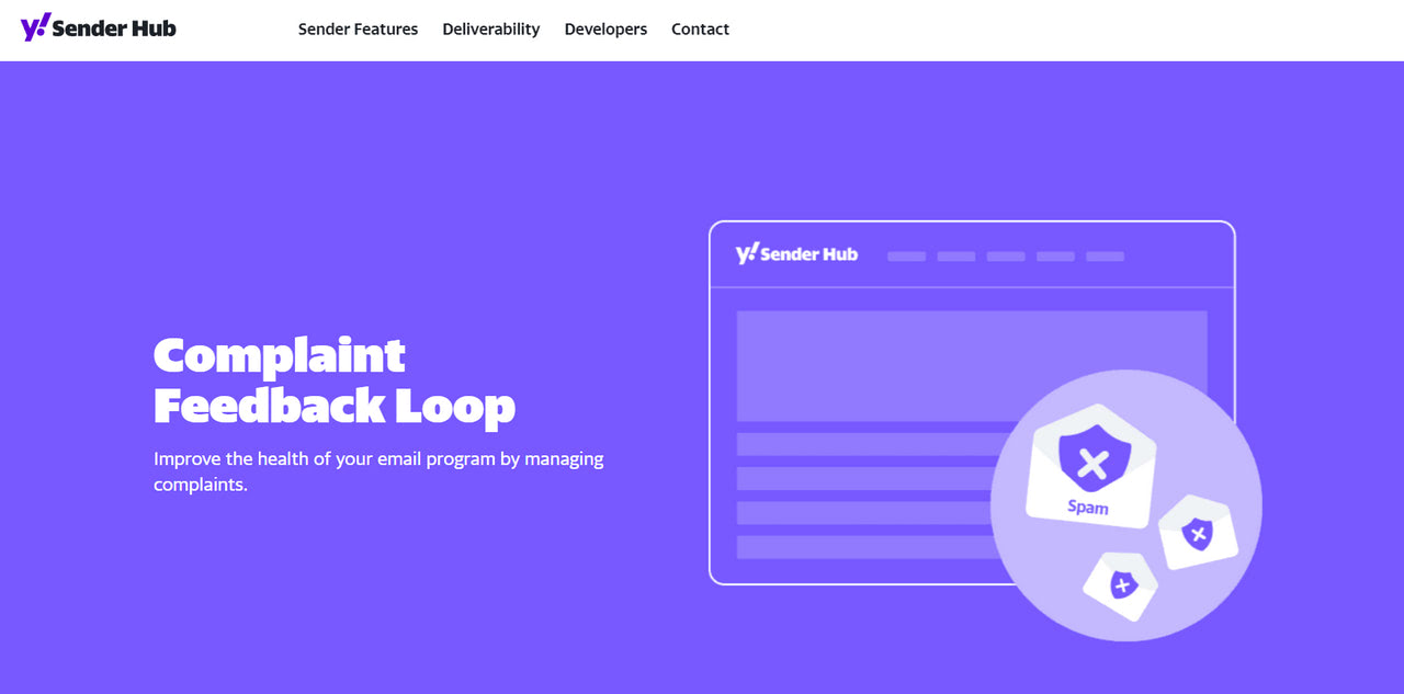Complaint Feedback Loop - Yahoo Sender Hub
