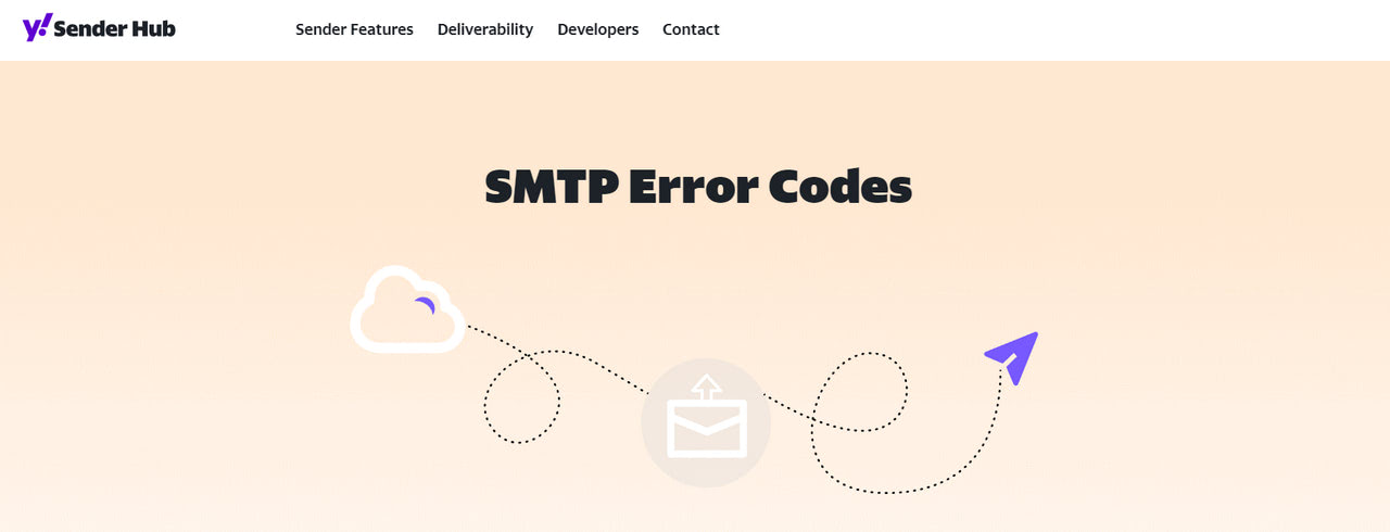 SMTP error codes