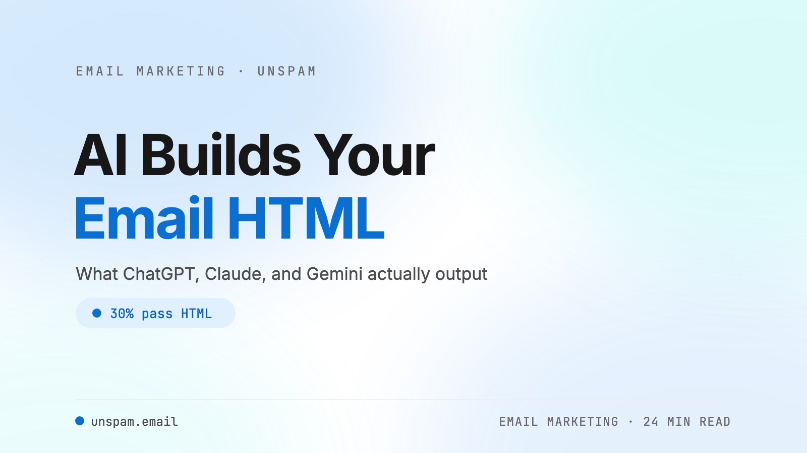 AI for HTML Email Creation: What ChatGPT, Claude, and Gemini Actually Output