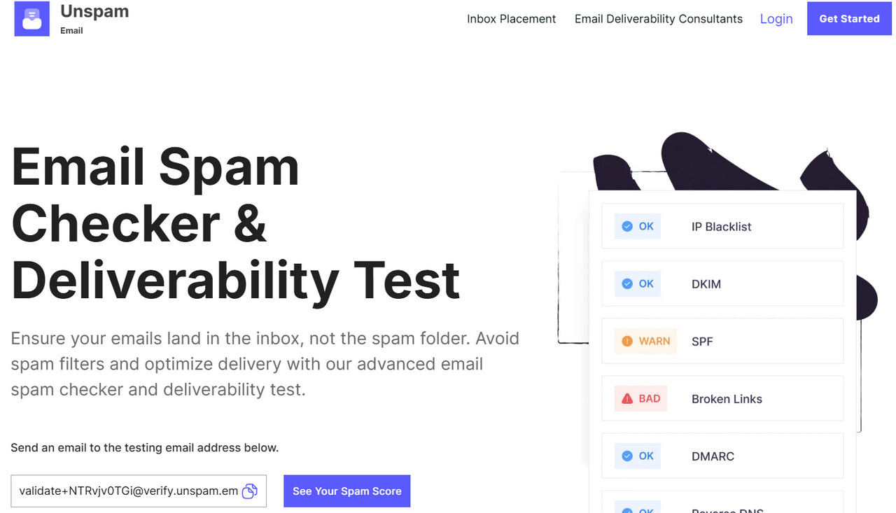 Check Every Email in Unspam