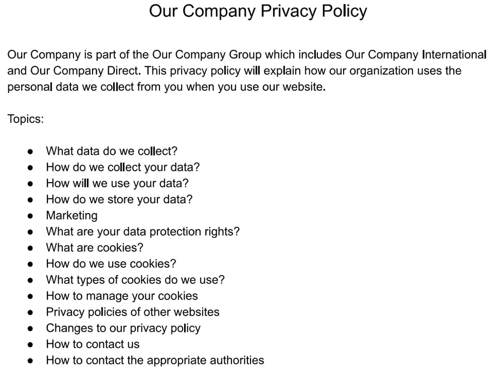 Compose GDPR and CAN-SPAM declarations