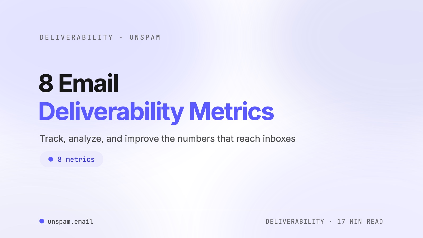 8 Email Deliverability Metrics to Track, Analyze, and Improve