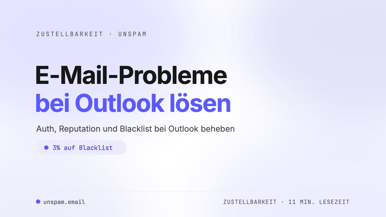 E-Mail-Zustellprobleme bei Outlook finden und beheben