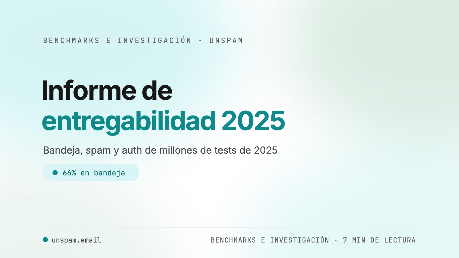 Informe de entregabilidad del correo 2025: las señales que definen la bandeja de entrada en 2026