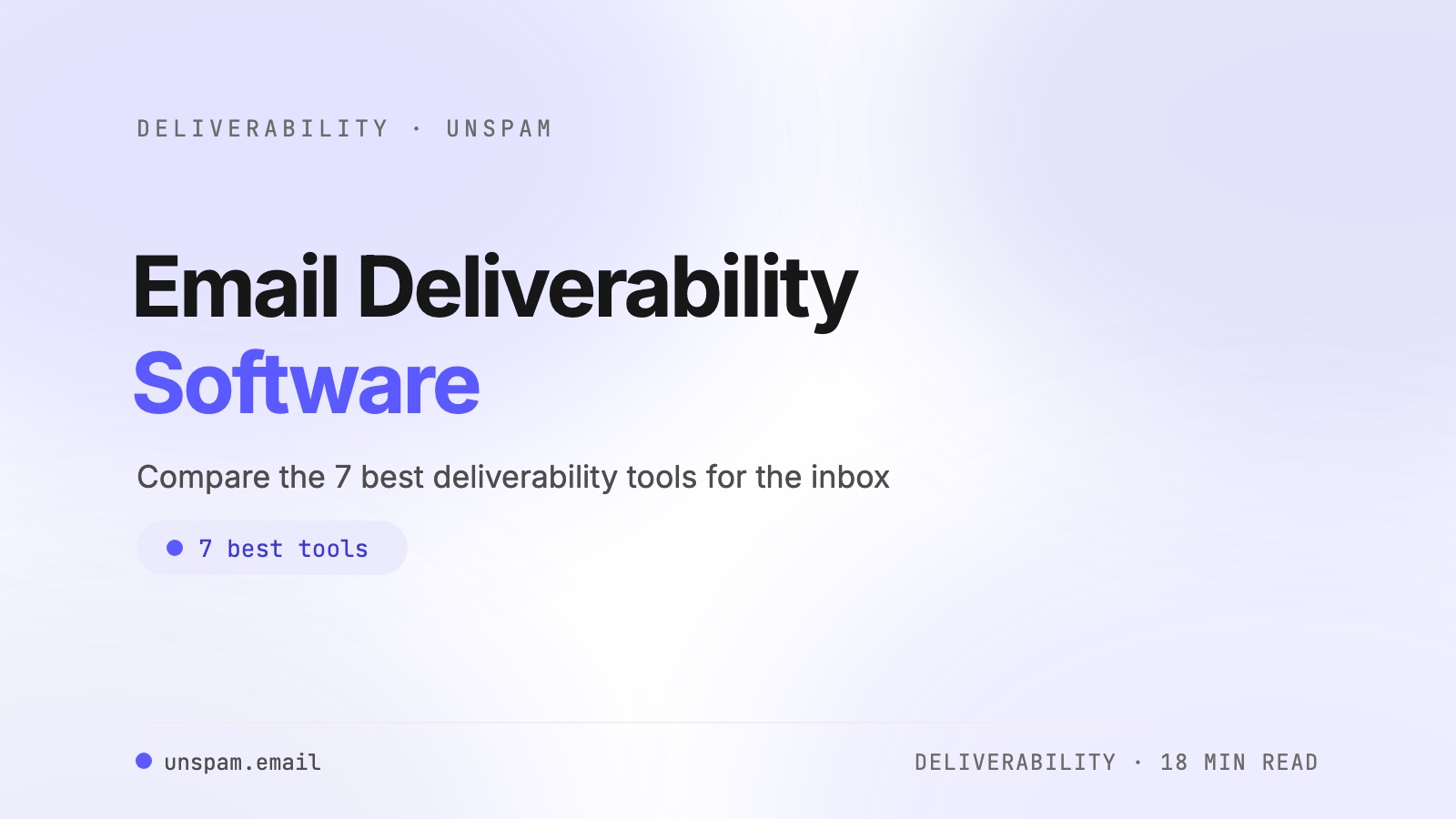 Email Deliverability Software: 7 Best Tools in 2026