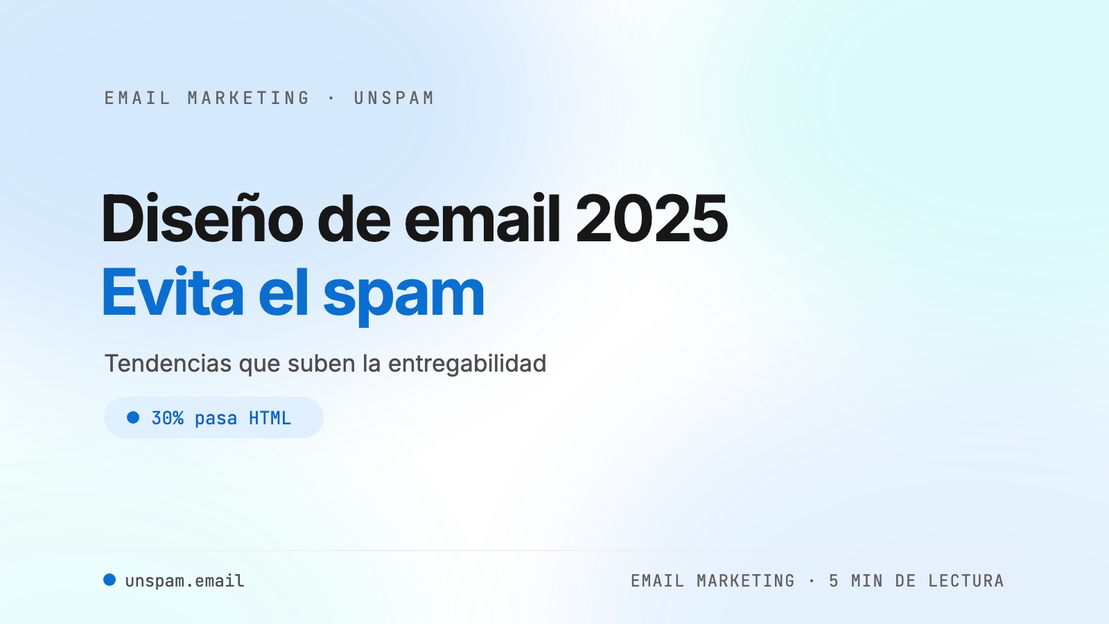 Cómo las tendencias de diseño de email de 2025 pueden mejorar la entregabilidad del correo y evitar los filtros de spam