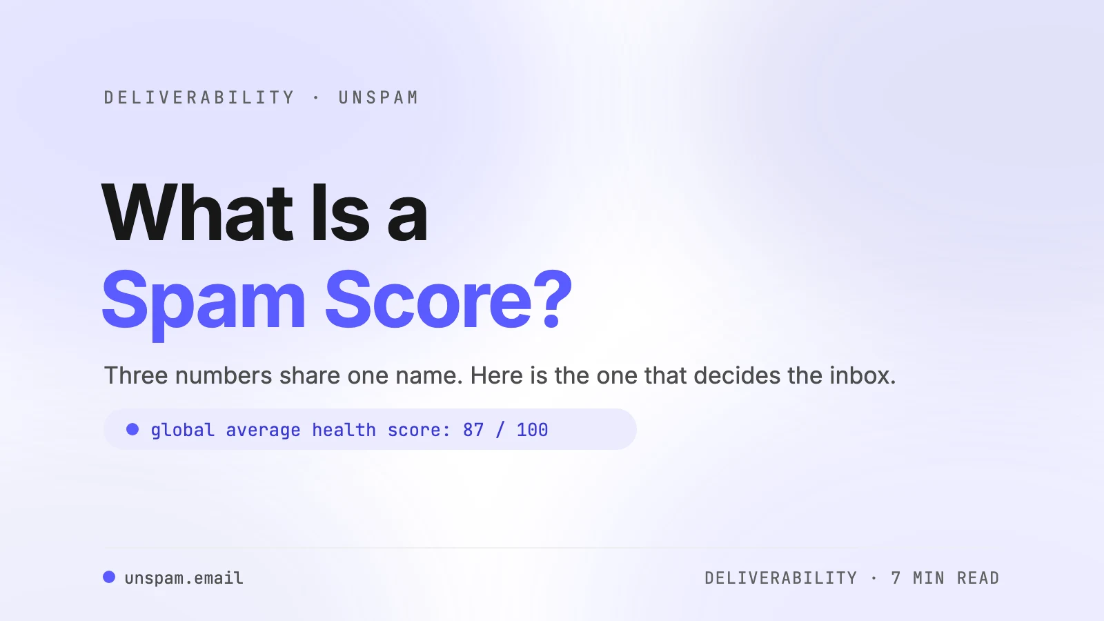 What Is a Spam Score and How Is It Calculated?