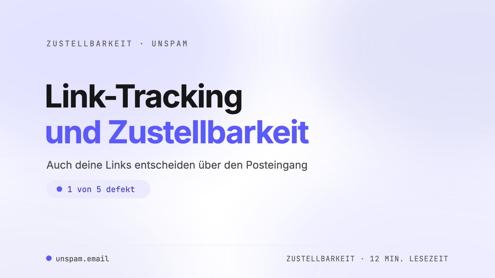 Link-Tracking und E-Mail-Zustellbarkeit: so wirkt Klick-Tracking