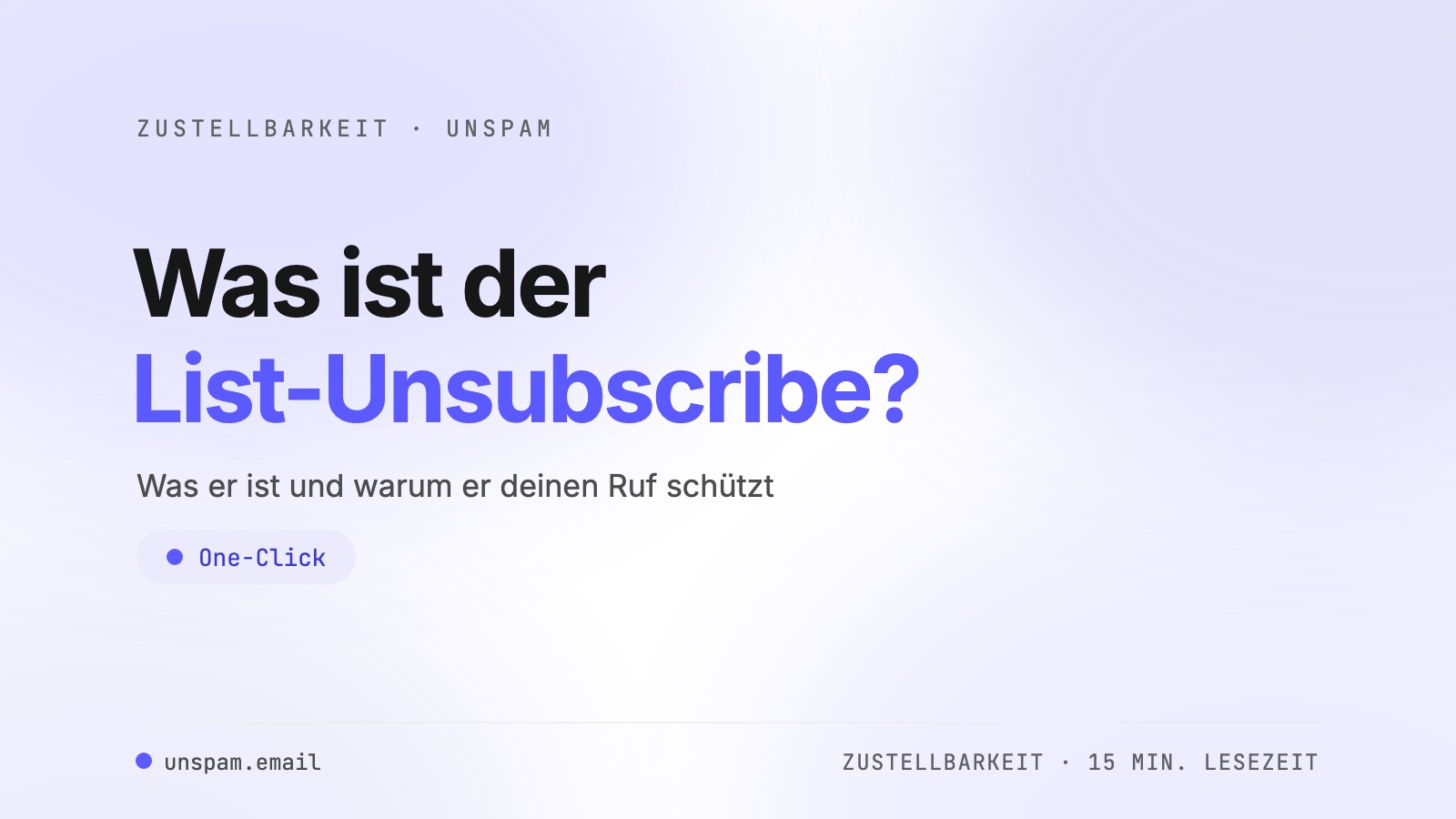 List-Unsubscribe-Header: Was er ist und warum er wichtig ist